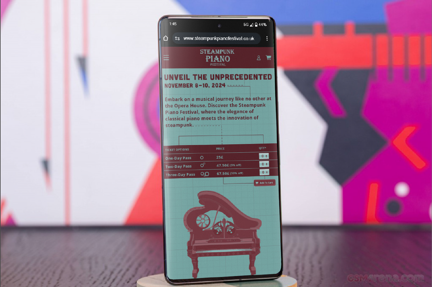 Mobile ticketing interface